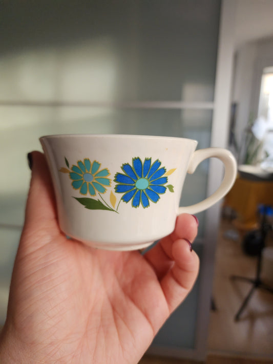 MCM Ironstone Western Wildflower Tea Cups